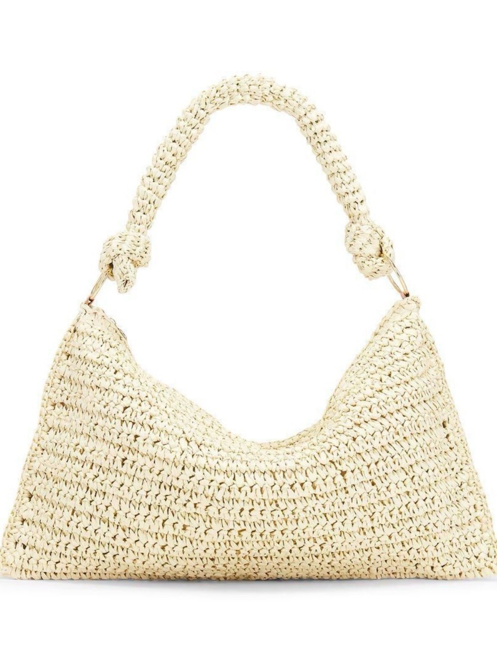 Revolve 8 Other Reasons Shelley Crochet Raffia Shoulder Bag - Picture 1 of 3
